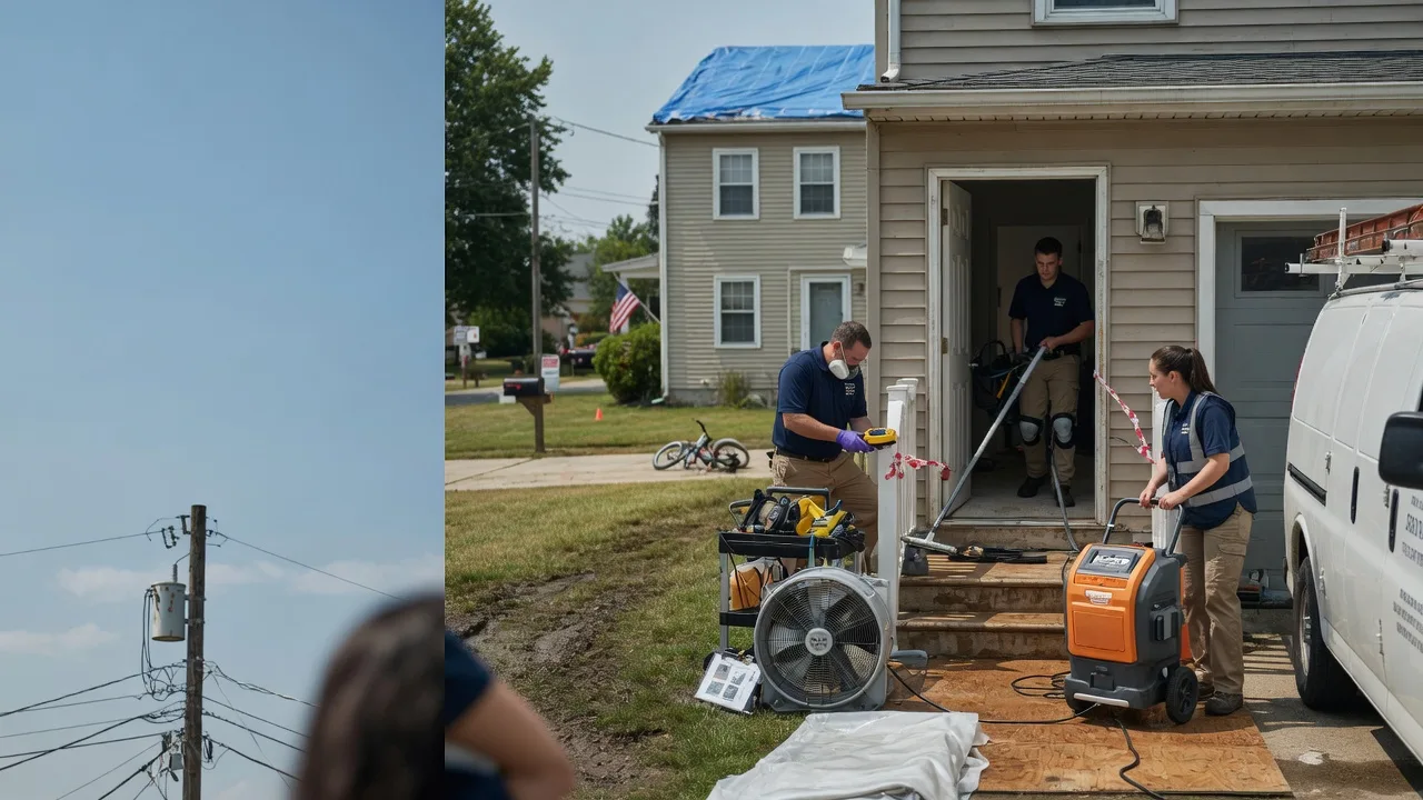 Water Damage Repair in Liberty Mills, IN near me